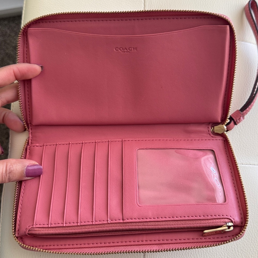 COACH Dempsey Large Phone Wristlet Wallet - Picture 6 of 14